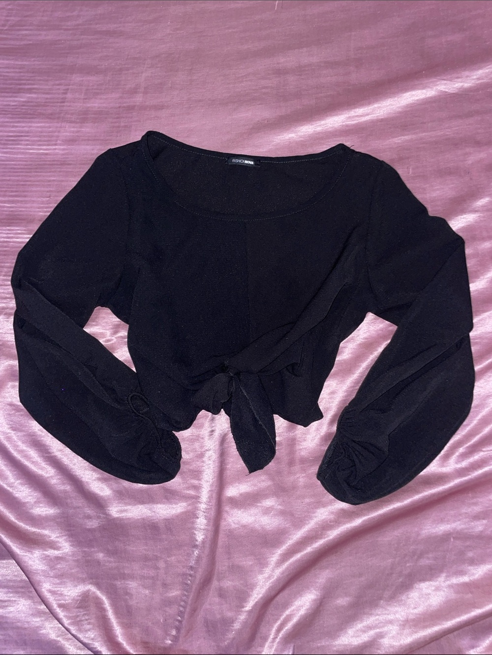 Fashion Nova Black Crop Top 🖤